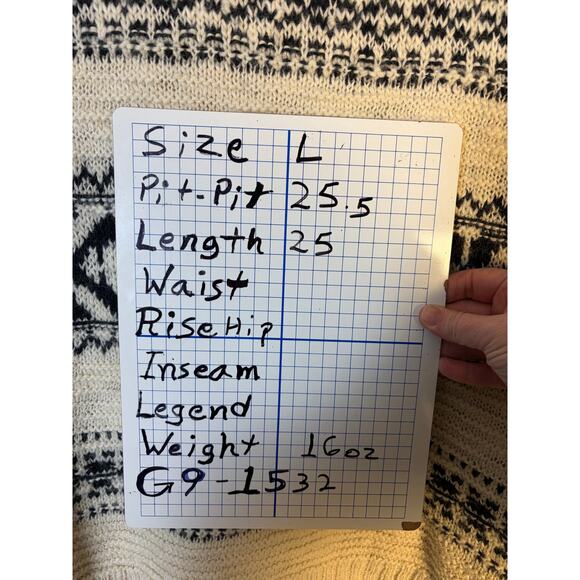 Polo Ralph Lauren Fair Isle-style wool-blend sweater cream black Nordic print - Picture 9 of 9